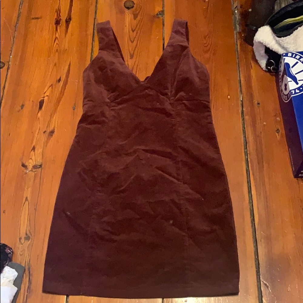 Corduroy dress!